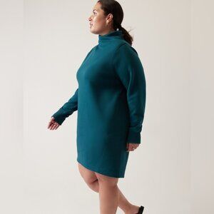 ATHLETA COZY KARMA MOCK NECK DRESS
